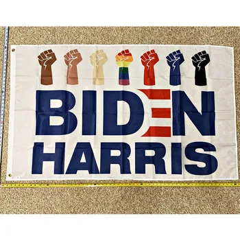 Joe Biden Vlajka DOPRAVA ZADARMO Biden Harris BLM Päste Rovnosť USA Podpísať Plagát, 3x5 yhx0408